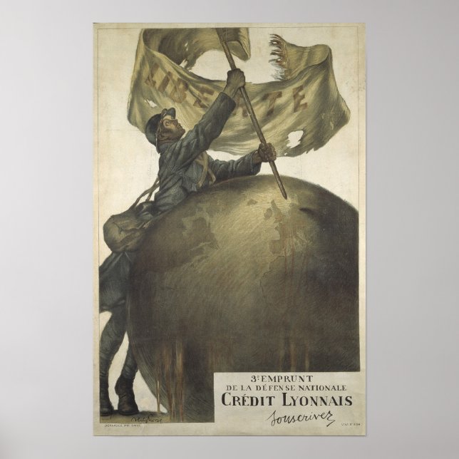 Póster Bonos de guerra franceses (Frente)