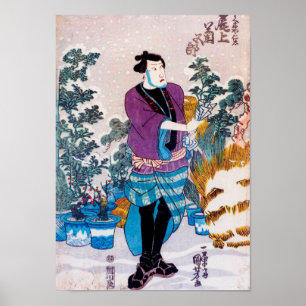 Póster Bonsai Master, Kuniyoshi, Ukiyo-e