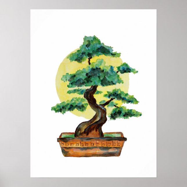 Póster Bonsai Tree Sunshine (Frente)