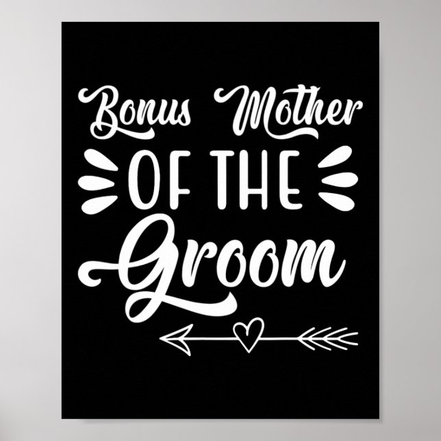 Póster Bonus Madre De La Familia De La Fiesta De La Boda  (Frente)
