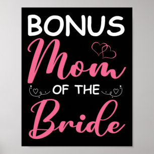 Póster Bonus Mamá De La Novia Stepmom Del Boda Bo