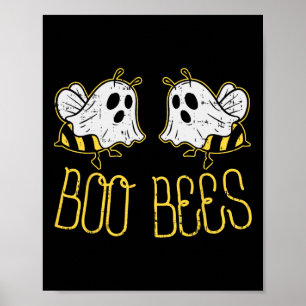 Póster Boo Bees Fun Parejas Costume Halloween Para Adulto