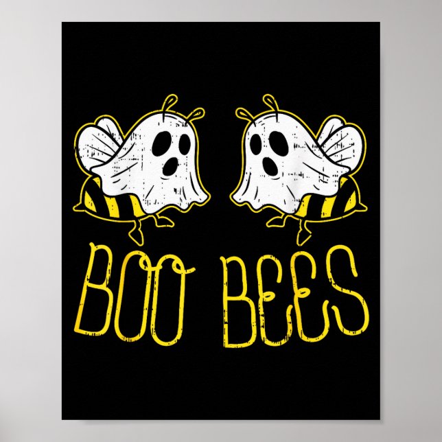 Póster Boo Bees Funny Couples Halloween Costume For Adult (Frente)