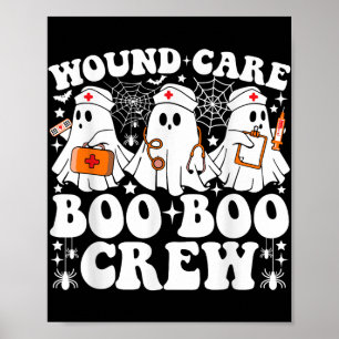Póster Boo Boo Boo Crew Enfermera Graciosa Fantasma Hallo