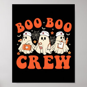 Póster Boo Boo Crew Enfermera Fantasma Enfermería Superio