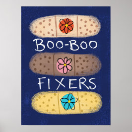 Póster Boo-Boo Fixer Bandaids Poster Wall Art