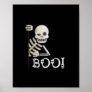 Póster ¡Boo! Cuto escondiendo Peekaboo Aterran a los niño