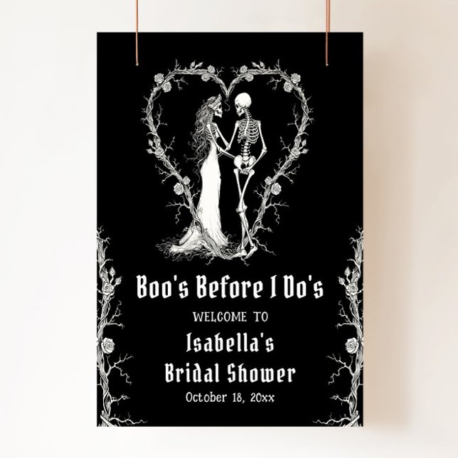 Póster Boo de Halloween antes de la bienvenida de novia (Subido por el creador)