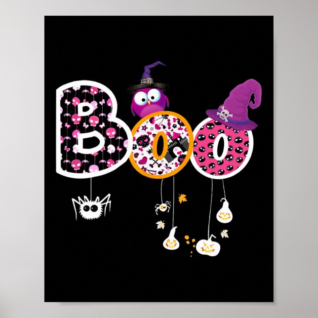 Póster Boo Halloween Costume Spider (Frente)