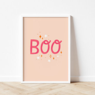 Póster Boo Halloween Poster