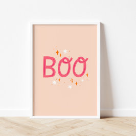 Póster Boo Halloween Poster