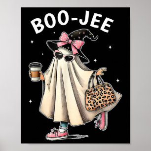 Póster Boo-jee Costume Ghost Spooky Temporada Cuesta Hall