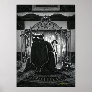 Póster Boo Kitty Se Siente Con Poster