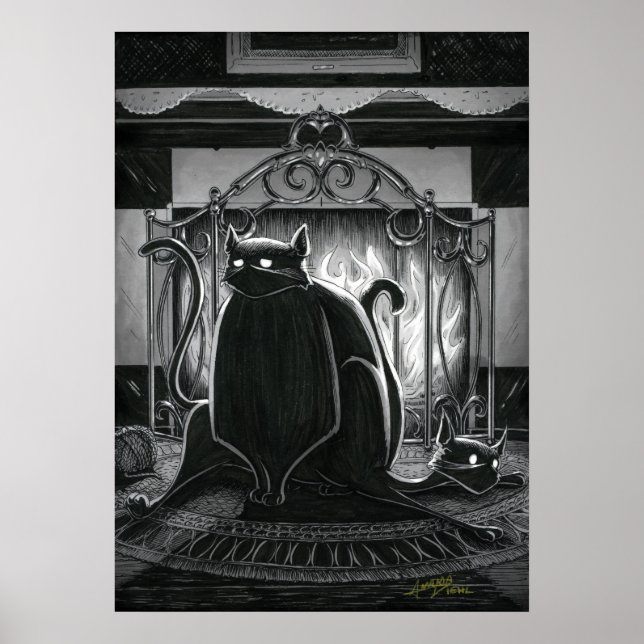 Póster Boo Kitty Se Siente Con Poster (Frente)