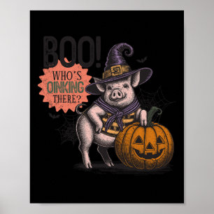 Póster Boo que está pensando ahí, halloween graciosos ama