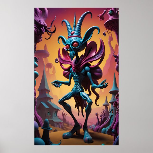 Póster Boogie Abajo en Groll Town (Frente)