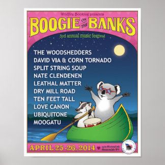 Póster Boogie en el poster Banks 2014
