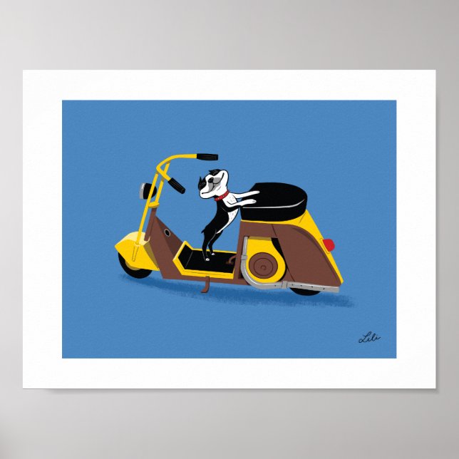 Póster Boogie on Cushman (Frente)