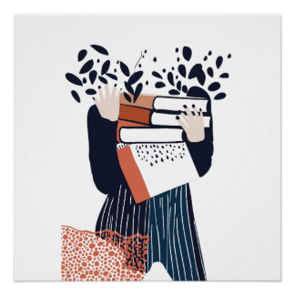 Póster book lover