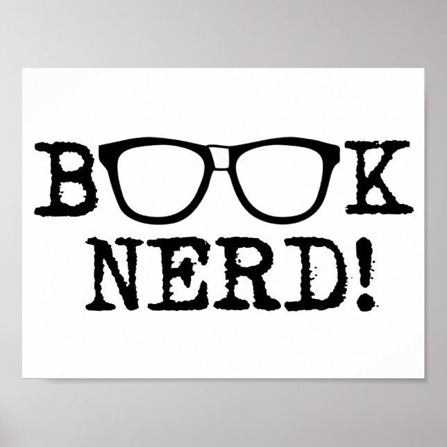 Póster Book Nerd (Frente)
