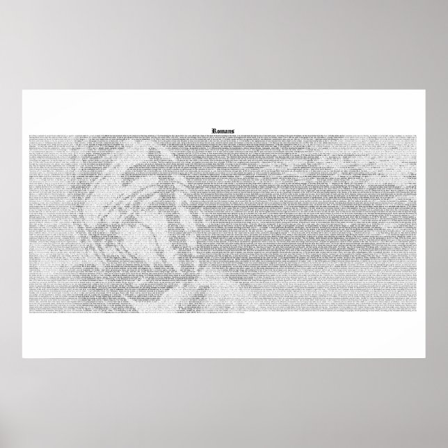 Póster Book of Romans (complete KJV text) (Frente)