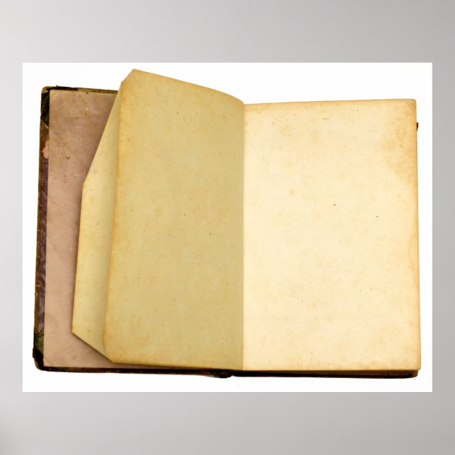 Póster Book vintage old texture retro (Frente)
