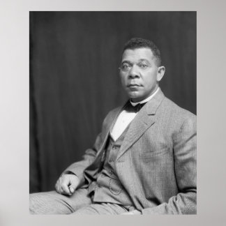 Póster Booker Taliaferro Washington: Educador Negro
