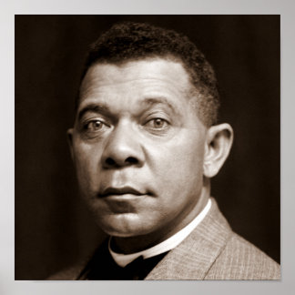 Póster Booker Washington: Educador afroamericano