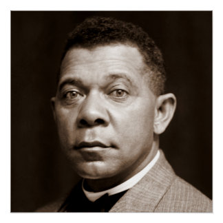 Póster Booker Washington: Educador afroamericano