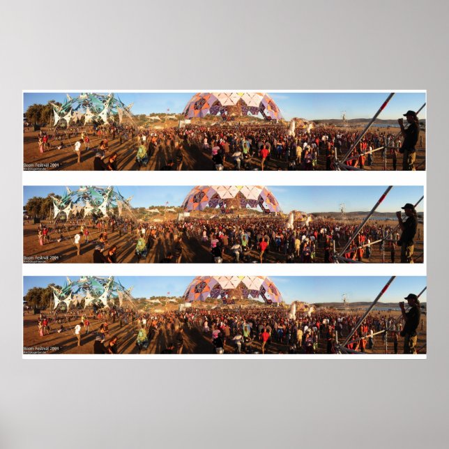 Póster Boom Festival 2004 -Huge Triple print- (Frente)