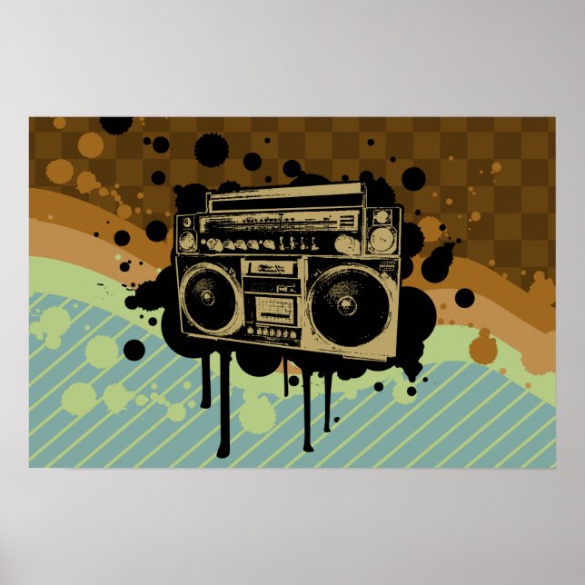 Póster Boombox (Frente)