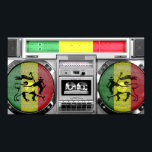 Póster boombox reggae<br><div class="desc"></div>