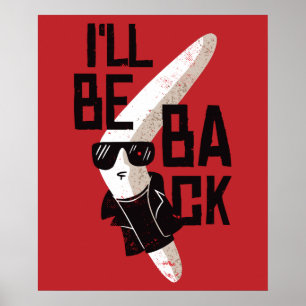 Póster Boomerang I'll Be Back Terminator Parody