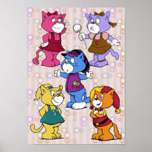 Póster Boomi Cats Poster