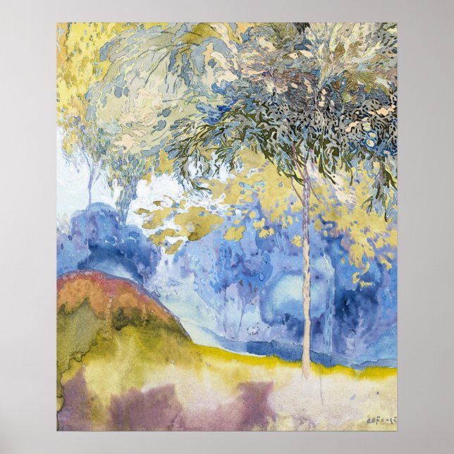 Póster Boomrijk Landschap por George de Feure (Frente)