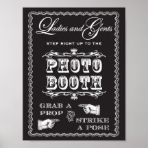 Booth Strike A Pose Rótulo