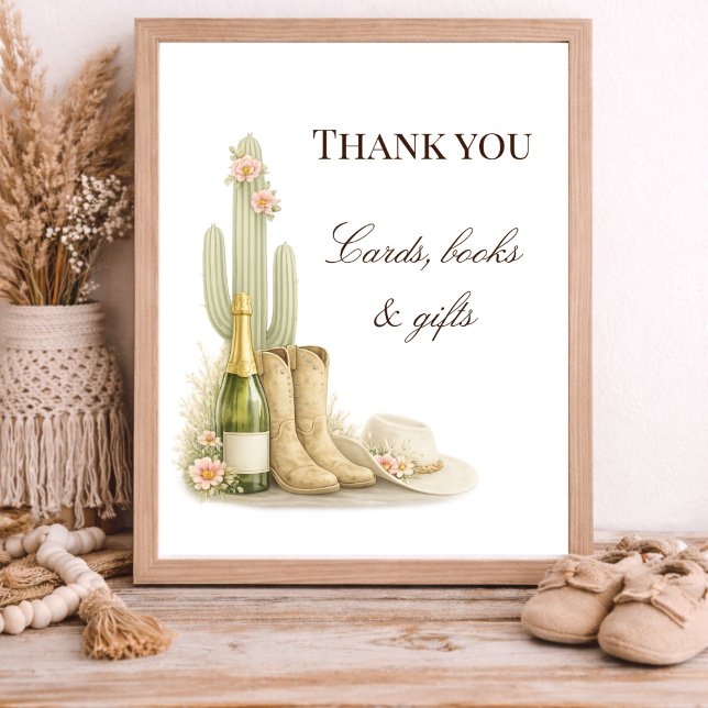 Póster Boots & Bubbly Western Theme Cards Books and Gifts (Subido por el creador)
