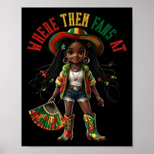 Póster Boots En El Suelo Chica Negra Novia Donde Ellos