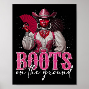 Póster Boots En El Terreno De La Noche Negra Weste