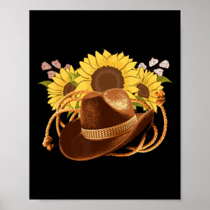 Póster Boots Gorra Horsmono Ss Cute Ss Western Cowboy Rod