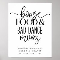 Booze Food and Bad Dance mueve Boda