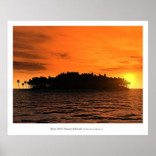 Póster Bora 2002 (edición de la puesta del sol)