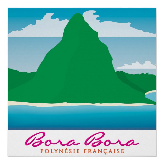 Póster Bora Bora (Anverso)