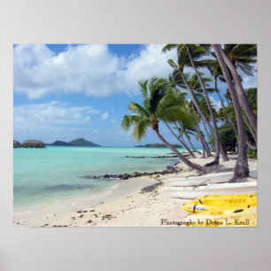 Póster Bora Bora Beach Poster