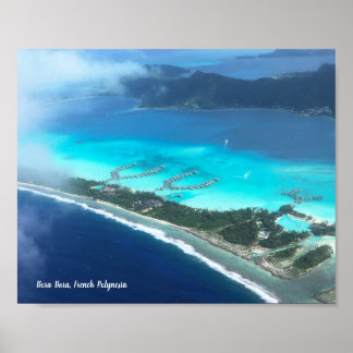 Póster Bora Bora, Polinesia Francesa Desde El Aire