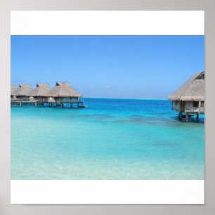 Póster Bora Bora, Tahití