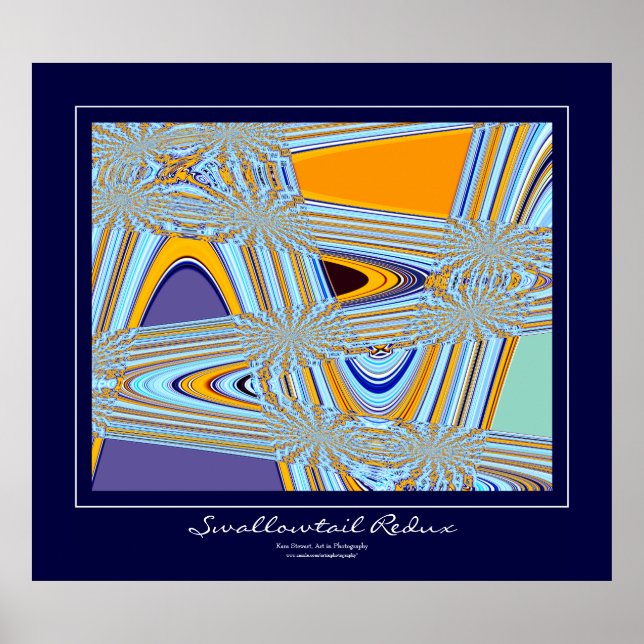 Póster Borde azul de Redux de cola de Bruto (Frente)