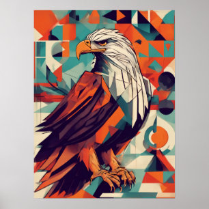 Póster Borde de Águila: Composición Constructivista