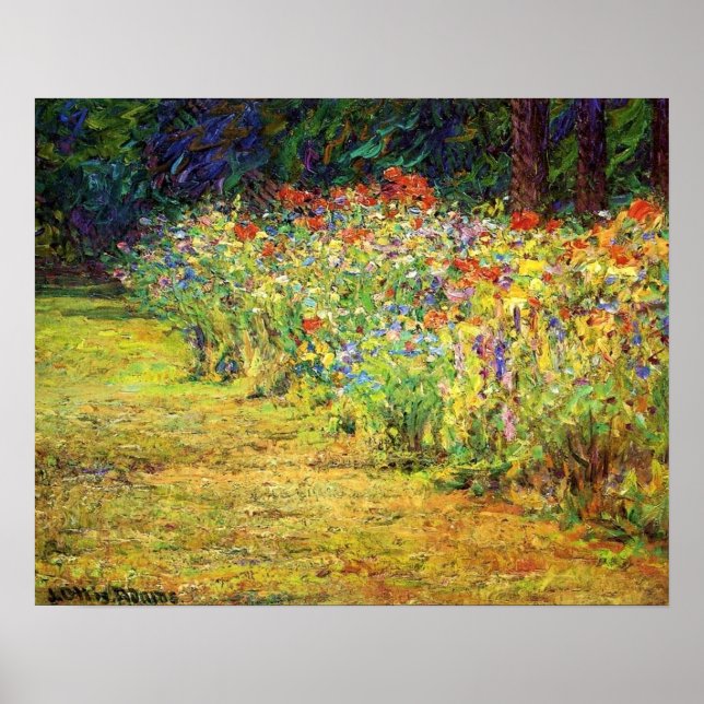 Póster Borde de flor (Frente)