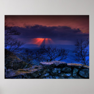 Póster borde de trueno